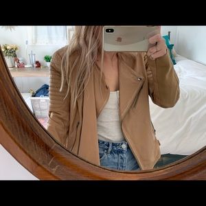 Treasure and bond brown leather jacket